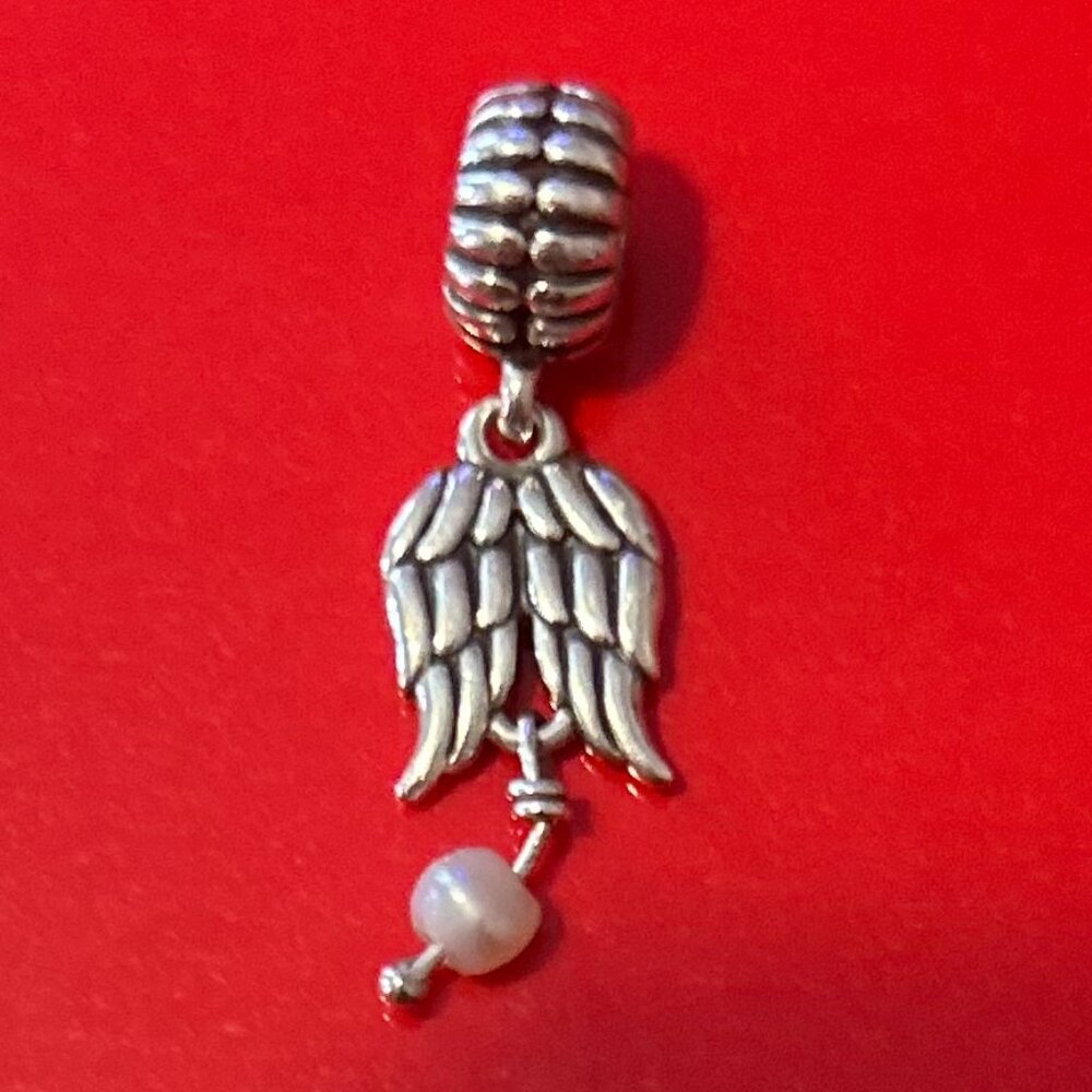PANDORA: Angel of Love with clear bead